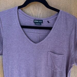 Prana Purple Tee Size Medium